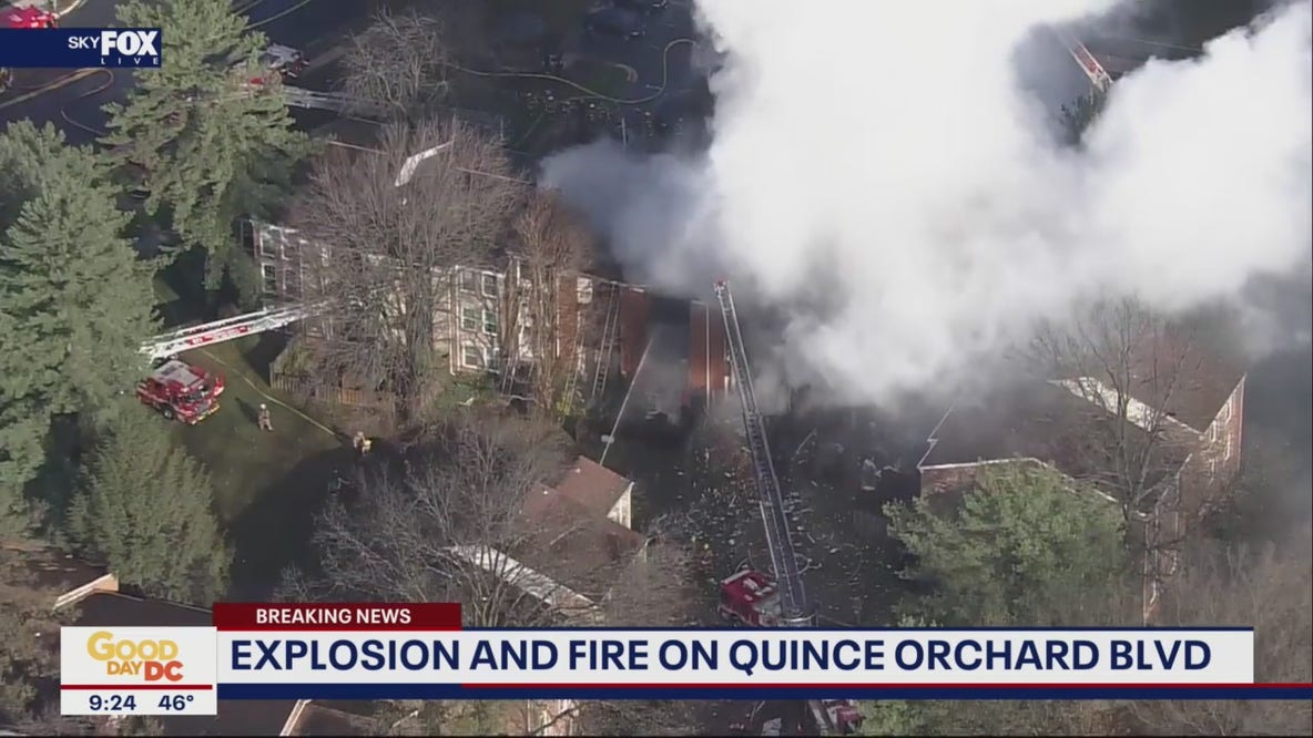 Eyewitness shares details on fire, explosion in Montgomery County